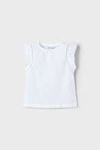 Load image into Gallery viewer, girls eyelet trim tank
