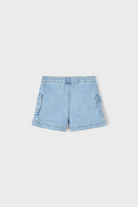girls cargo denim shorts