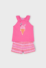 Load image into Gallery viewer, girls icecream tank + short set
