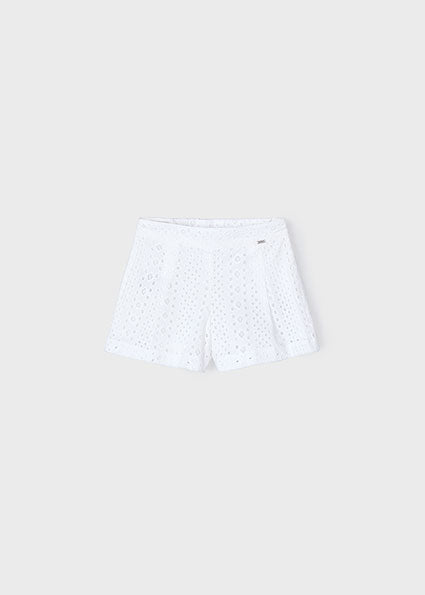 girls eyelet shorts