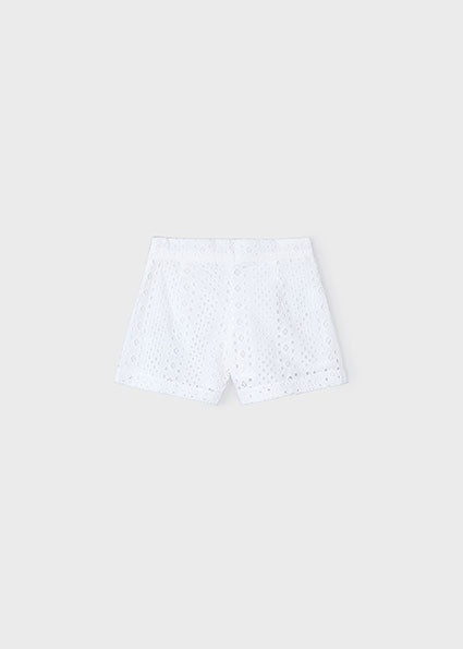 girls eyelet shorts