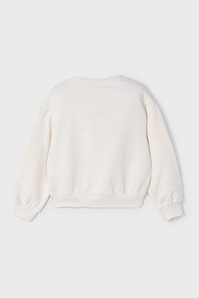 girls embroidered sweatshirt