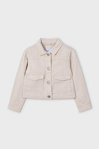 girls twill denim jacket