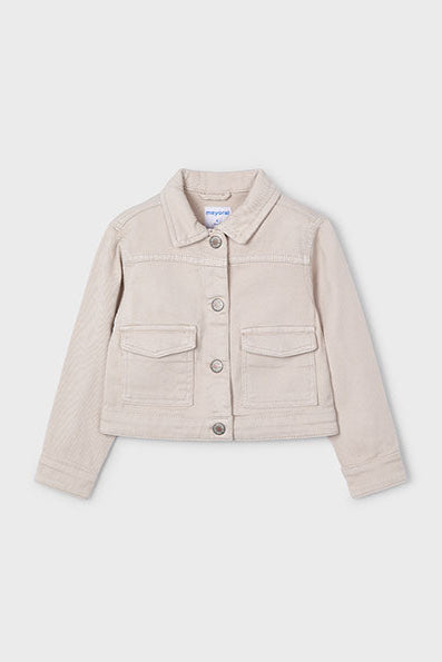 girls twill denim jacket