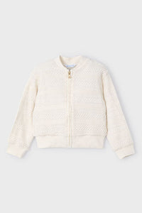 girls crochet bomber
