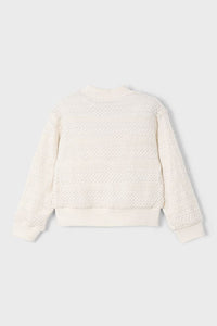 girls crochet bomber