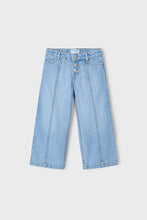 Load image into Gallery viewer, girls wide leg seamed denim
