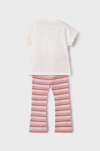 girls crochet tee + zig zag legging