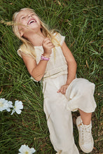 Load image into Gallery viewer, girls crochet bodice jumpsuit
