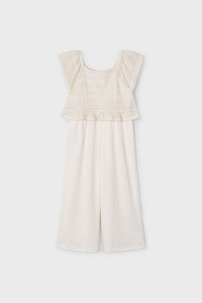 girls crochet bodice jumpsuit