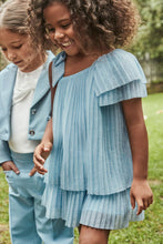 Load image into Gallery viewer, girls shimmer pleat dress
