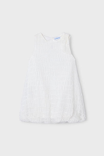 girls pleat bubble dress