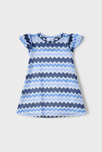 Load image into Gallery viewer, girls knit zig zag aline dress
