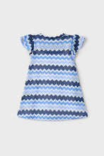 Load image into Gallery viewer, girls knit zig zag aline dress
