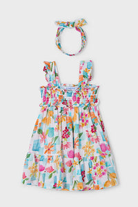 girls knit crochet dress