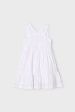 Load image into Gallery viewer, girls jersey eyelet ruffle dress
