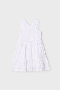 girls jersey eyelet ruffle dress