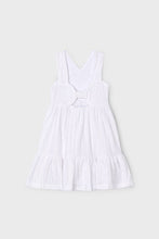 Load image into Gallery viewer, girls jersey eyelet ruffle dress
