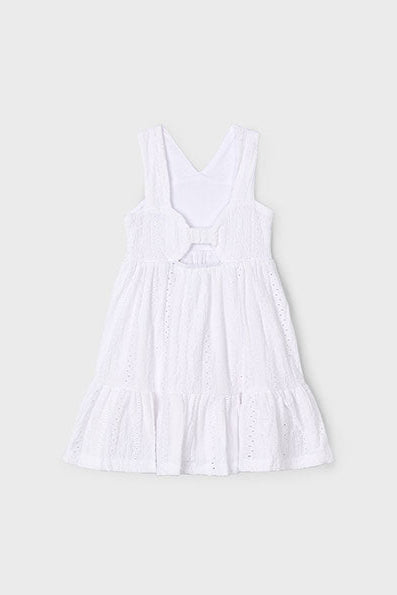 girls jersey eyelet ruffle dress