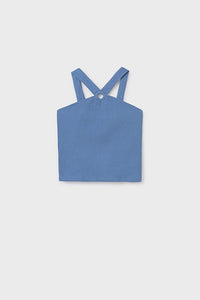 girls rib ring halter top