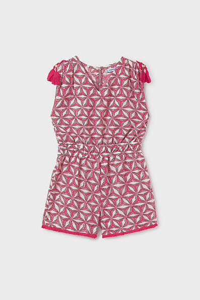 tween batik print romper