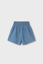 Load image into Gallery viewer, tween smock waist chambray shorts
