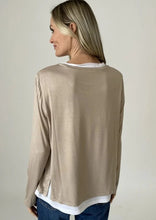 Load image into Gallery viewer, layered long sleeve tee
