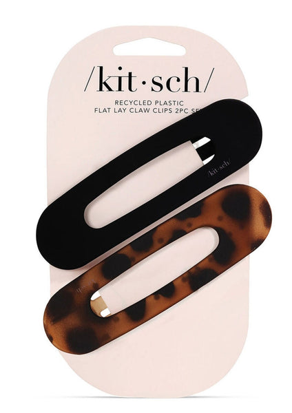 2pc flat lay claw clip set