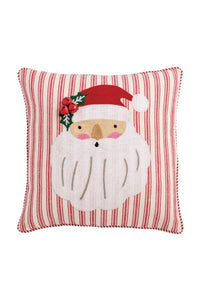xmas embroidered pillow