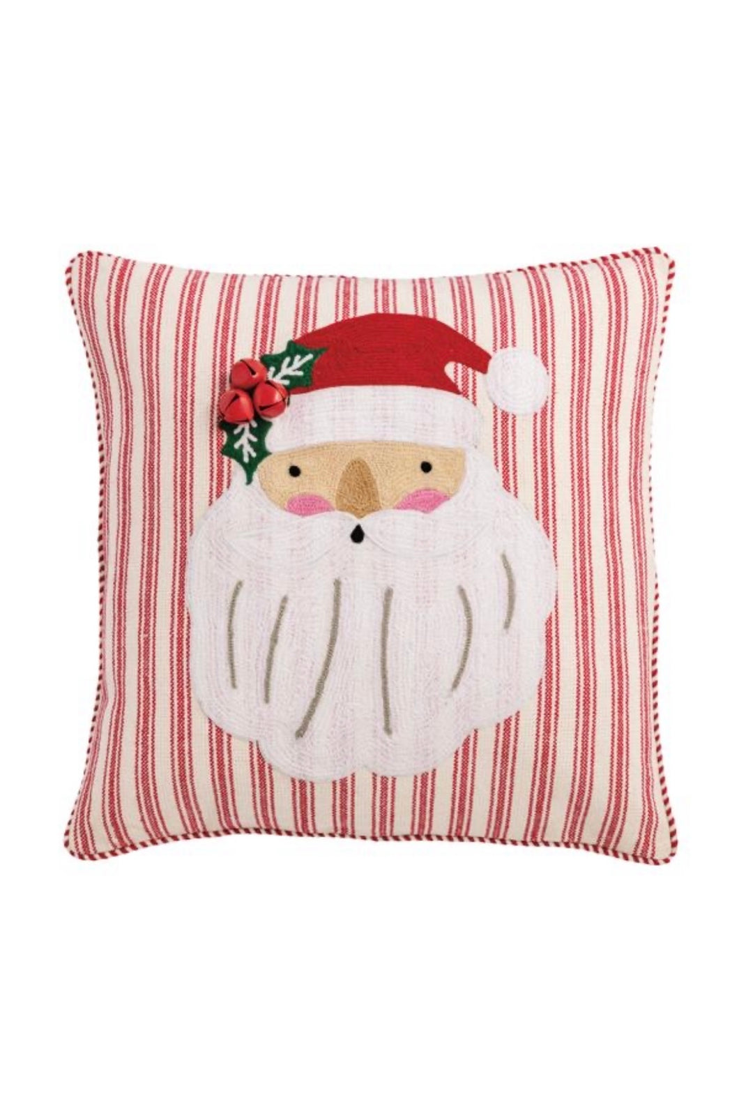 xmas embroidered pillow