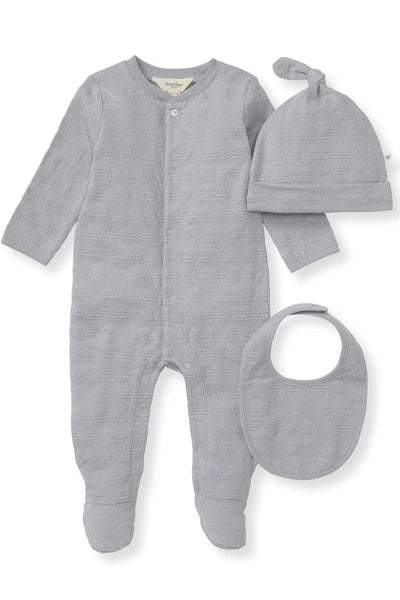 baby organic cotton textured 3pc set