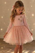 Load image into Gallery viewer, Girls Long Sleeve Stars Tutu Dress
