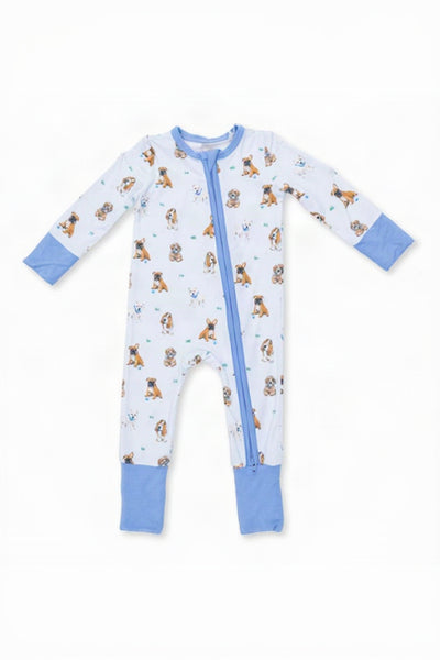 baby convertible romper bestie dogs