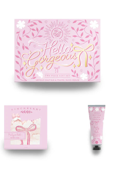 2 pc hello gorgeous gift set