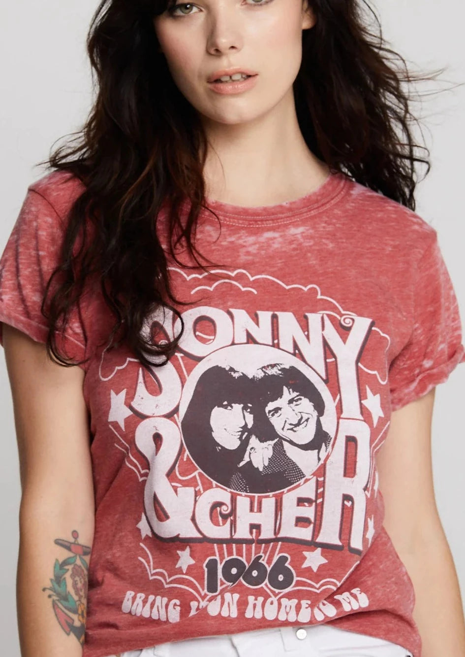 sonny & cher 1966 tee