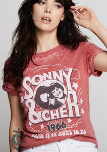 sonny & cher 1966 tee