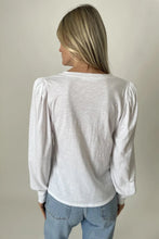 Load image into Gallery viewer, woven sleeve jersey top
