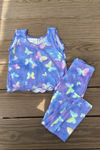 Load image into Gallery viewer, girls glitter butterfly tank top
