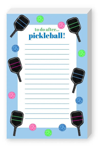 pudgy notepad after pickleball