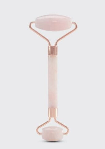 rose quartz crystal facial roller