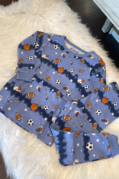 kids play sports pj set