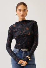 Load image into Gallery viewer, shirred burnout top
