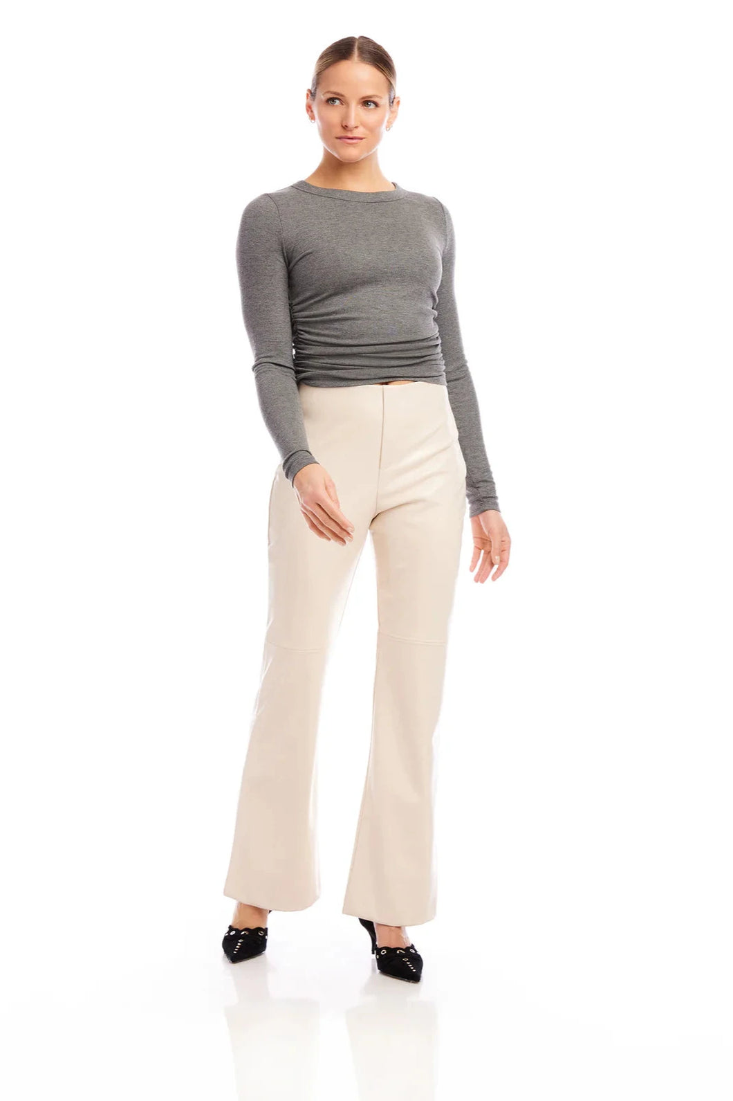 tailored wide leg pant