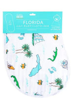 Load image into Gallery viewer, Florida burp and bib set
