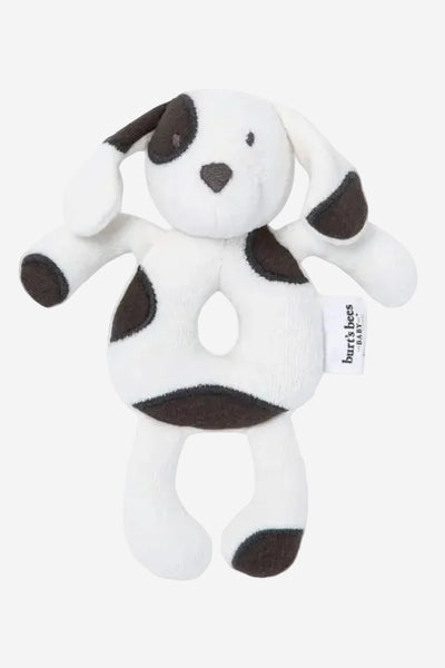puppy plush rattle