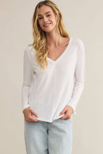 Load image into Gallery viewer, long sleeve center seam tee
