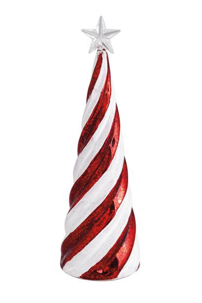lg candy cane glass tree