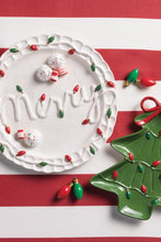 Load image into Gallery viewer, merry tree bow platter set
