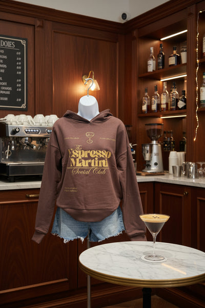 espresso martini hoodie pullover
