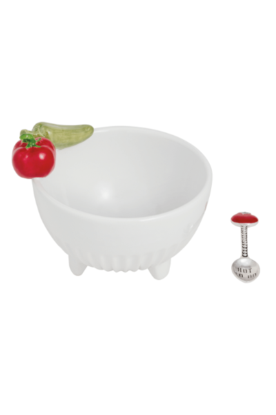 salsa dip bowl set